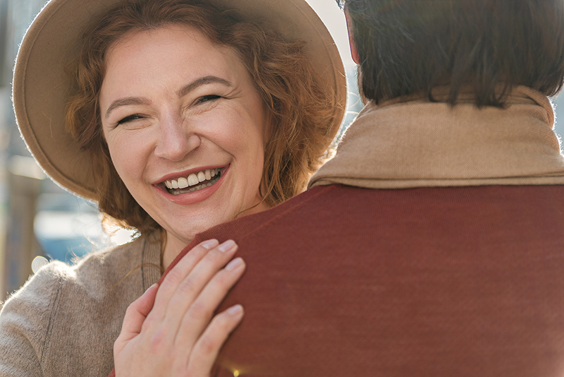 Woman with Natural Smile at Dynamic Dental Care